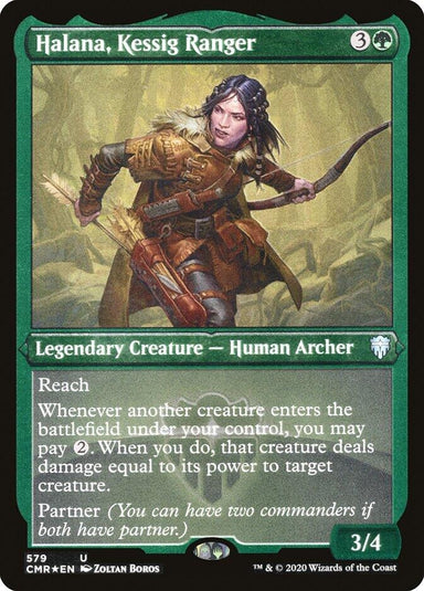Image for Halana, Kessig Ranger (Foil Etched) (579) (Commander Legends) (CMR) - Magic: The Gathering