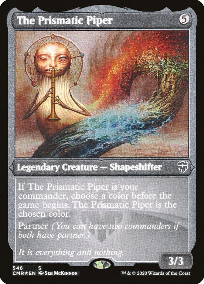 Image for The Prismatic Piper (Foil Etched) (546) (Commander Legends) (CMR) - Magic: The Gathering