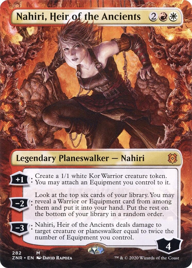 Image for Nahiri, Heir of the Ancients (Borderless) (282) (Zendikar Rising) (ZNR) - Magic: The Gathering