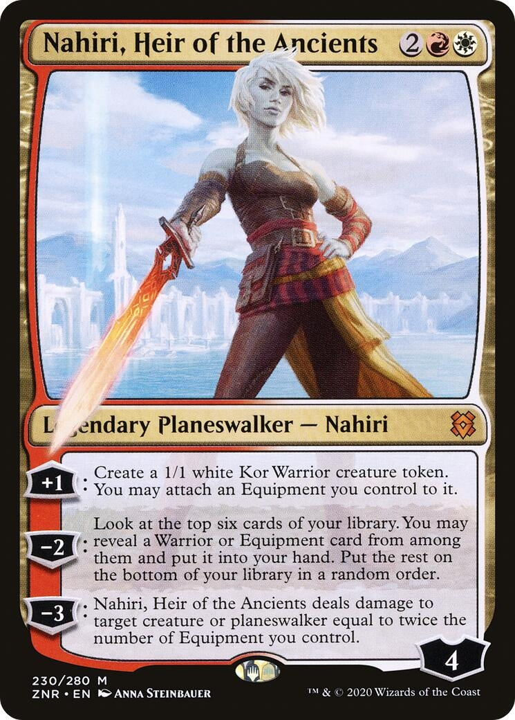 Image for Nahiri, Heir of the Ancients (230) (Zendikar Rising) (ZNR) - Magic: The Gathering