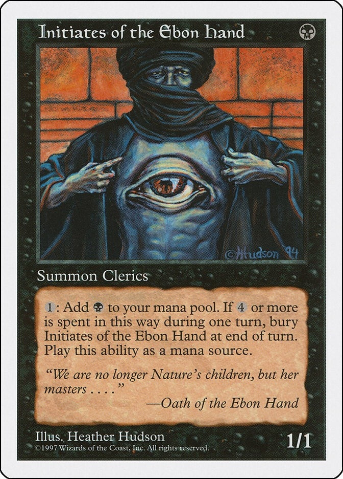 Image for Initiates of the Ebon Hand (Fifth Edition) (5ED) - Magic: The Gathering