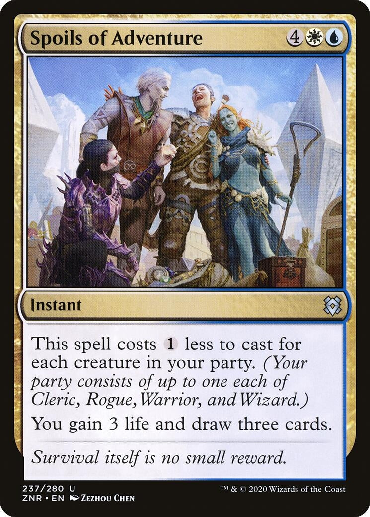Image for Spoils of Adventure (237) (Zendikar Rising) (ZNR) - Magic: The Gathering