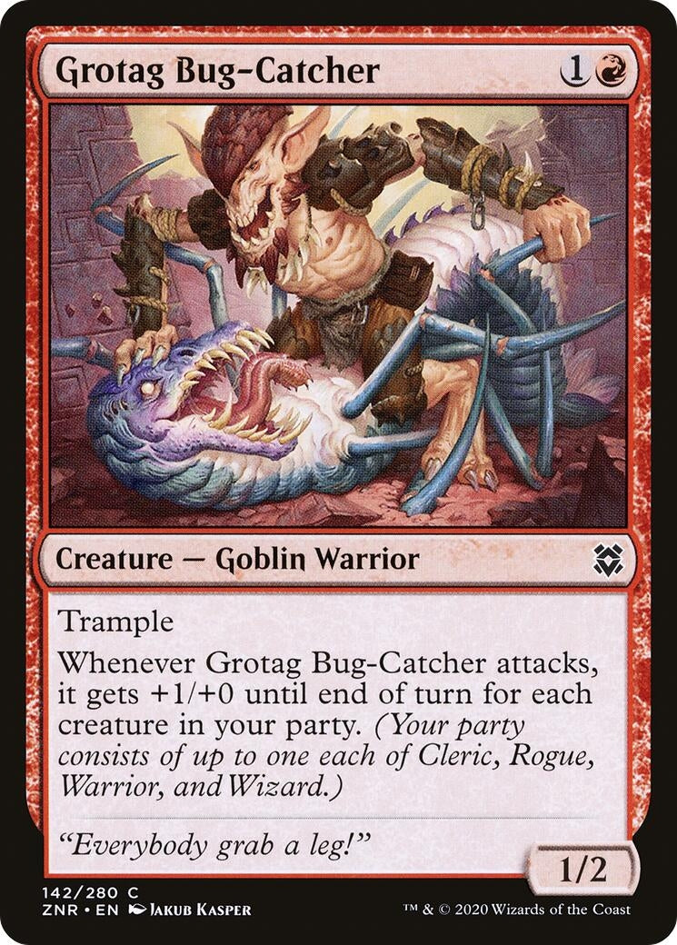 Image for Grotag Bug-Catcher (142) (Zendikar Rising) (ZNR) - Magic: The Gathering