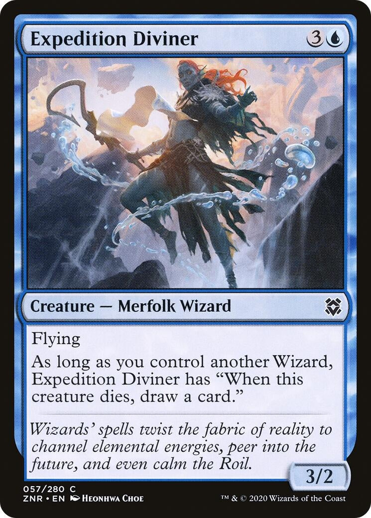 Image for Expedition Diviner (57) (Zendikar Rising) (ZNR) - Magic: The Gathering