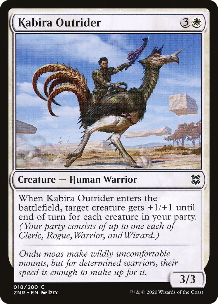 Image for Kabira Outrider (18) (Zendikar Rising) (ZNR) - Magic: The Gathering