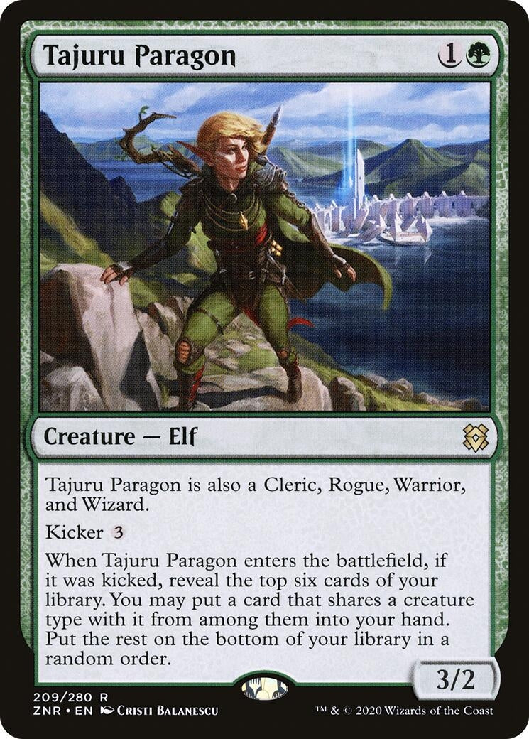 Image for Tajuru Paragon (209) (Zendikar Rising) (ZNR) - Magic: The Gathering