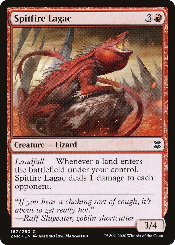 Image for Spitfire Lagac (167) (Zendikar Rising) (ZNR) - Magic: The Gathering