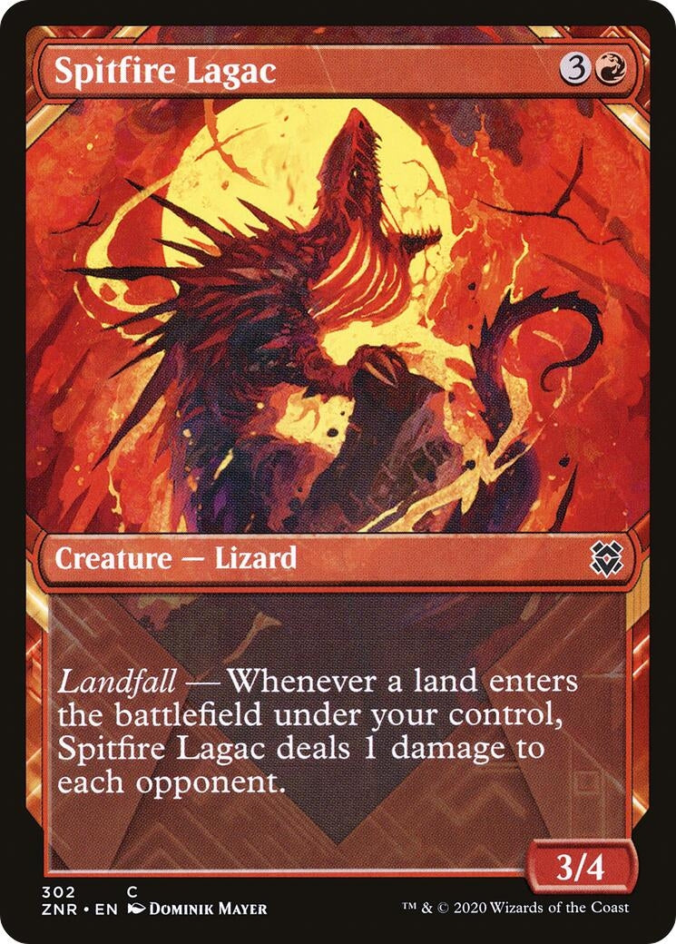 Image for Spitfire Lagac (Showcase) (302) (Zendikar Rising) (ZNR) - Magic: The Gathering