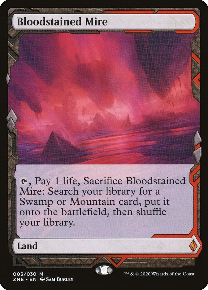Image for Bloodstained Mire (3) (Zendikar Rising Expeditions) (ZNE) - Magic: The Gathering