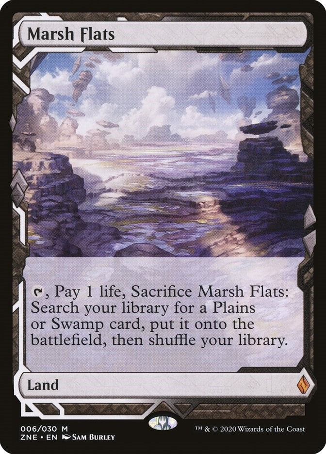 Image for Marsh Flats (6) (Zendikar Rising Expeditions) (ZNE) - Magic: The Gathering