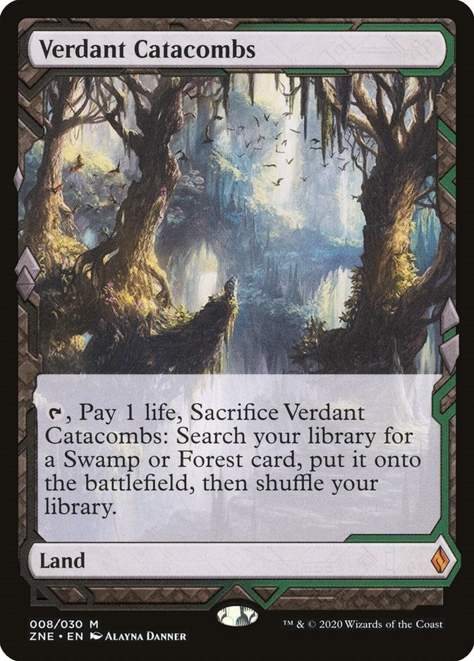 Image for Verdant Catacombs (8) (Zendikar Rising Expeditions) (ZNE) - Magic: The Gathering