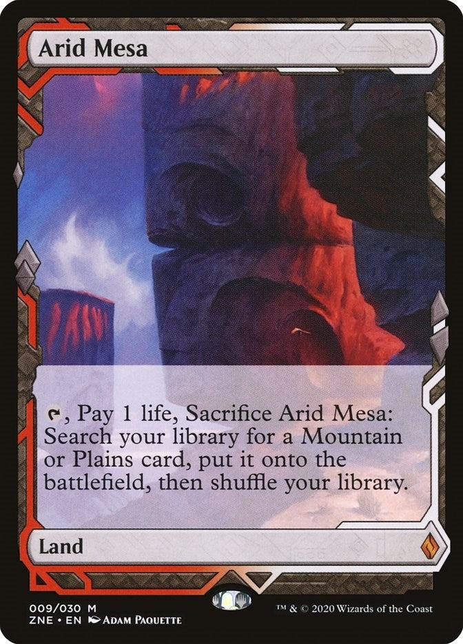 Image for Arid Mesa (9) (Zendikar Rising Expeditions) (ZNE) - Magic: The Gathering