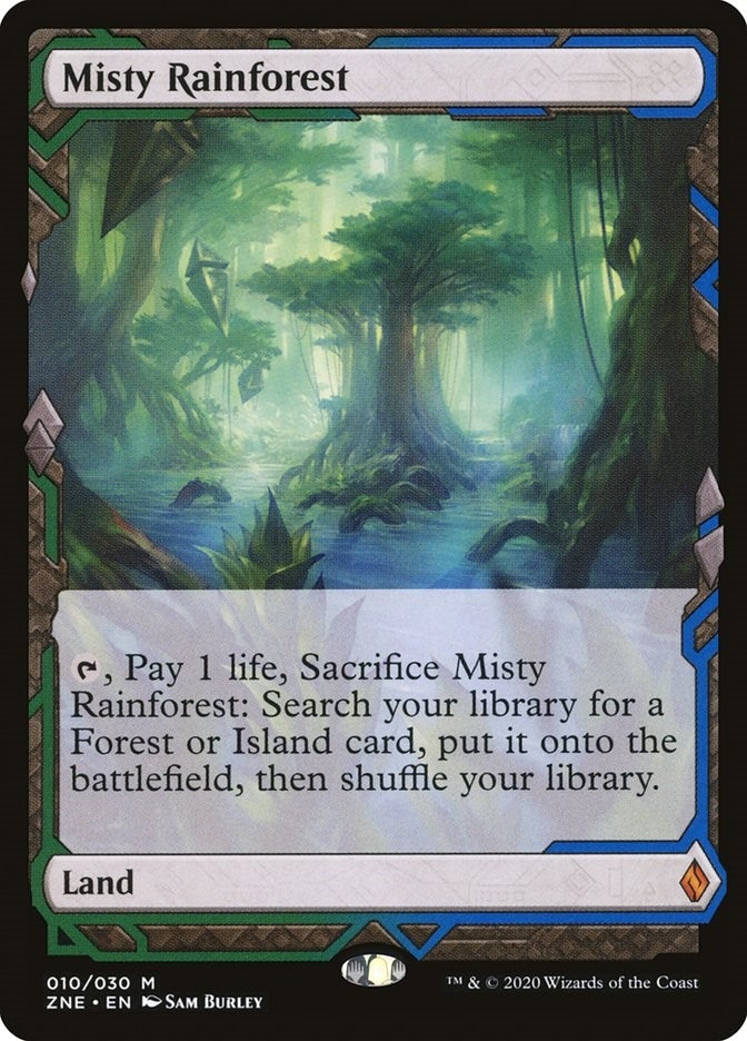 Image for Misty Rainforest (10) (Zendikar Rising Expeditions) (ZNE) - Magic: The Gathering