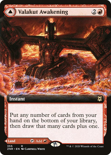Image for Valakut Awakening (Extended Art) (355) (Zendikar Rising) (ZNR) - Magic: The Gathering