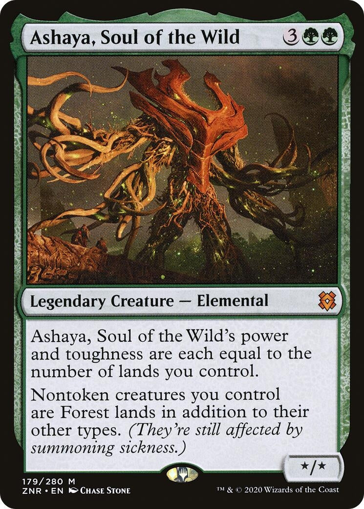 Image for Ashaya, Soul of the Wild (179) (Zendikar Rising) (ZNR) - Magic: The Gathering