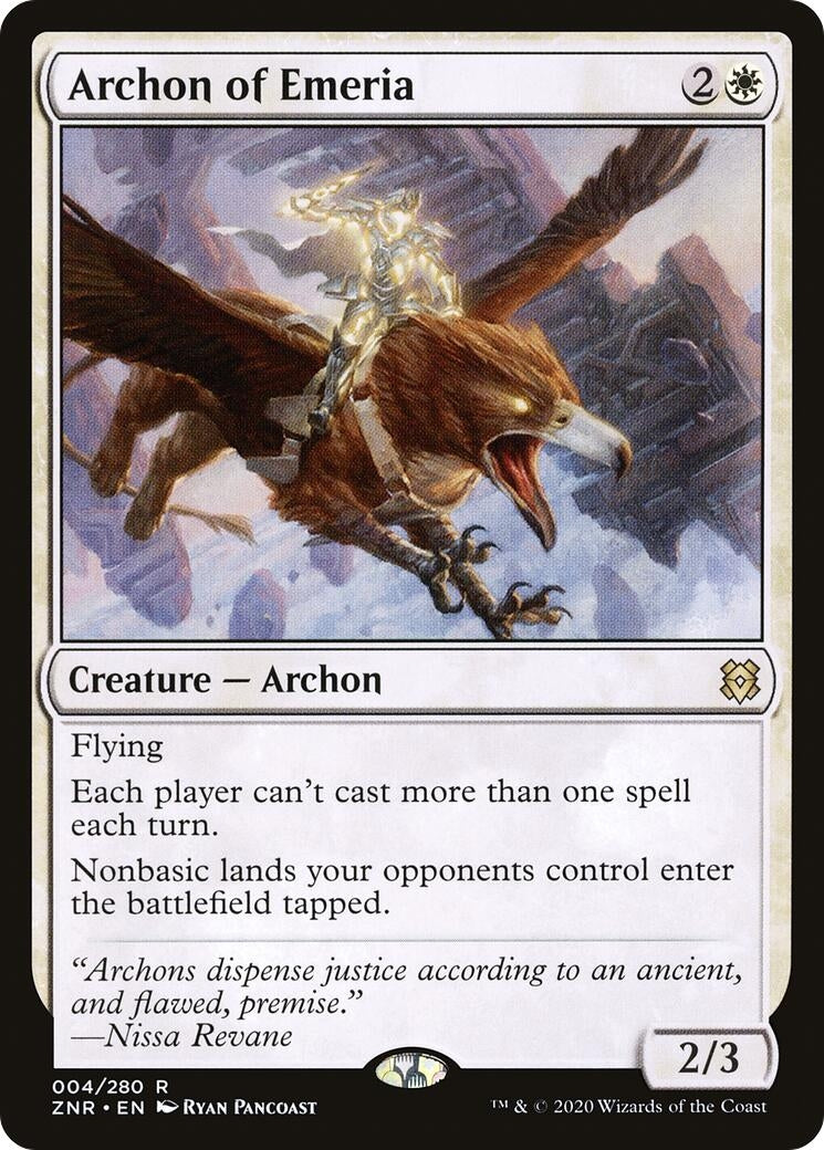 Archon of Emeria (4) (Zendikar Rising)