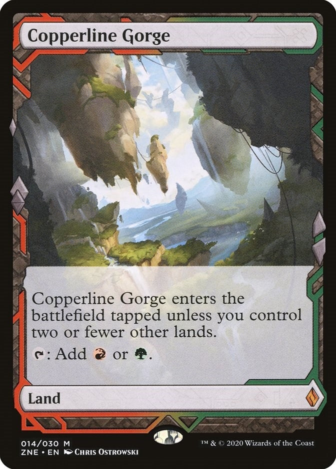 Image for Copperline Gorge (14) (Zendikar Rising Expeditions) (ZNE) - Magic: The Gathering