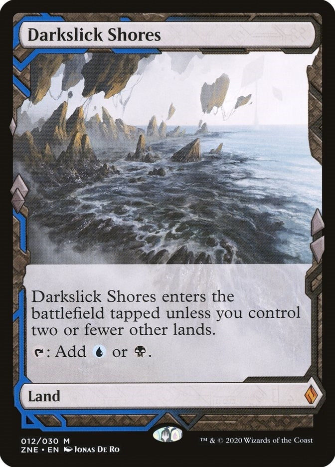 Image for Darkslick Shores (12) (Zendikar Rising Expeditions) (ZNE) - Magic: The Gathering
