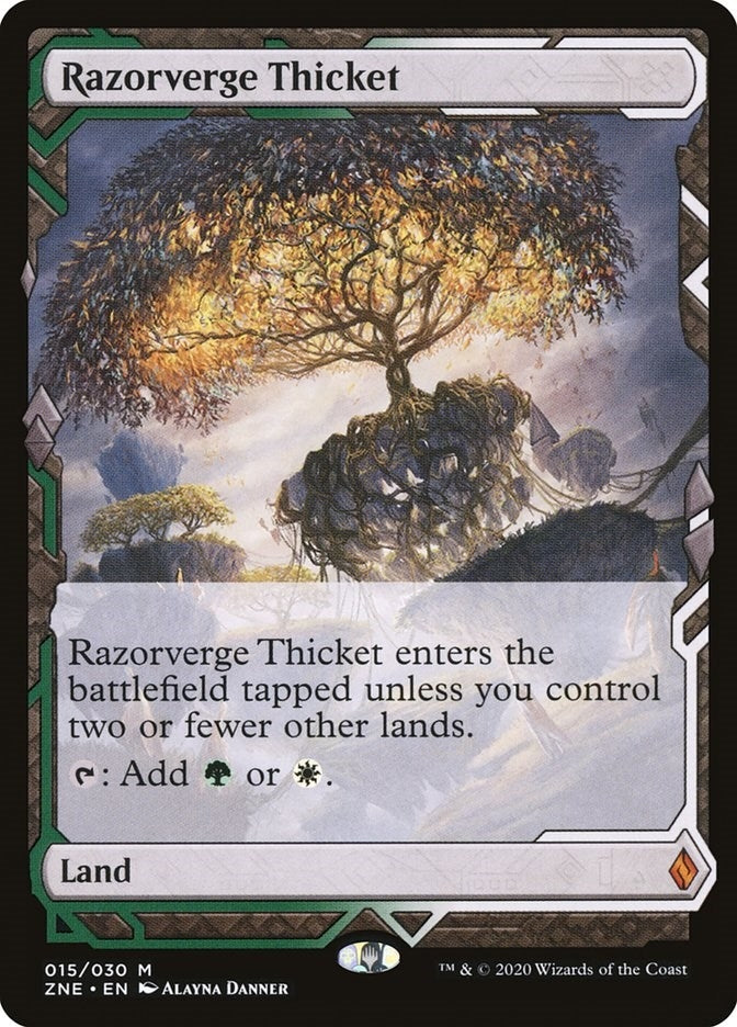 Image for Razorverge Thicket (15) (Zendikar Rising Expeditions) (ZNE) - Magic: The Gathering