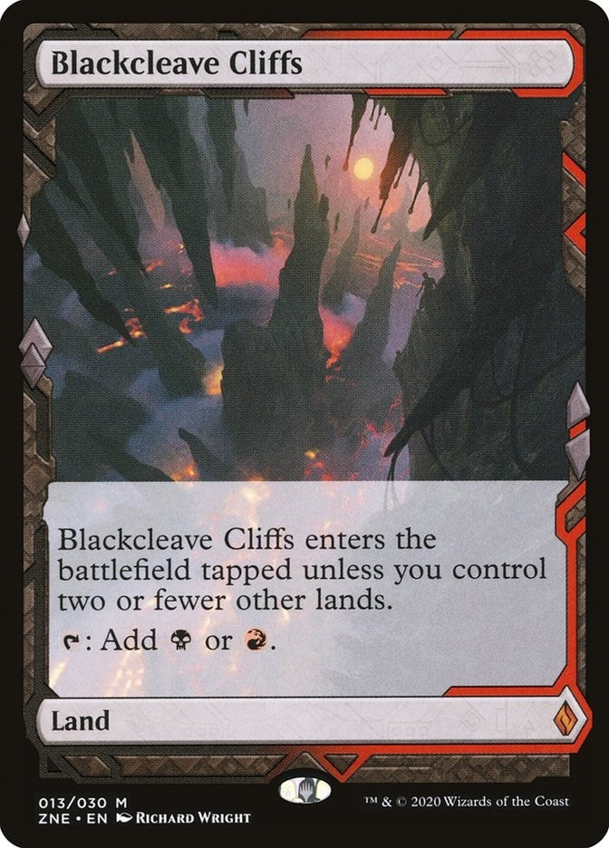 Image for Blackcleave Cliffs (13) (Zendikar Rising Expeditions) (ZNE) - Magic: The Gathering