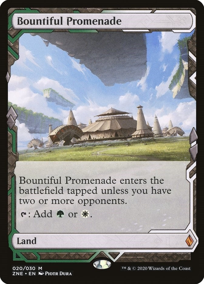 Image for Bountiful Promenade (20) (Zendikar Rising Expeditions) (ZNE) - Magic: The Gathering