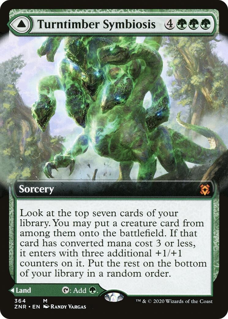 Turntimber Symbiosis (Extended Art) (364) (Zendikar Rising)