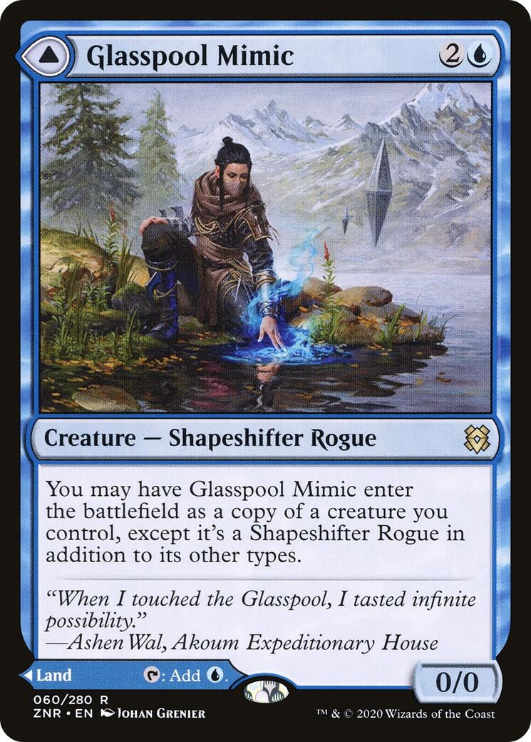 Image for Glasspool Mimic (60) (Zendikar Rising) (ZNR) - Magic: The Gathering