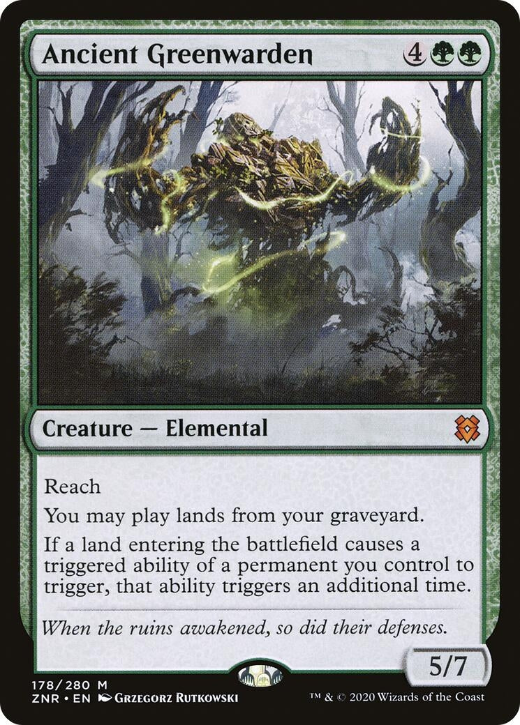 Image for Ancient Greenwarden (178) (Zendikar Rising) - Magic: The Gathering