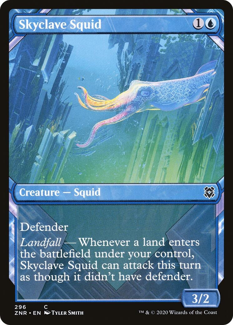 Image for Skyclave Squid (Showcase) (296) (Zendikar Rising) (ZNR) - Magic: The Gathering