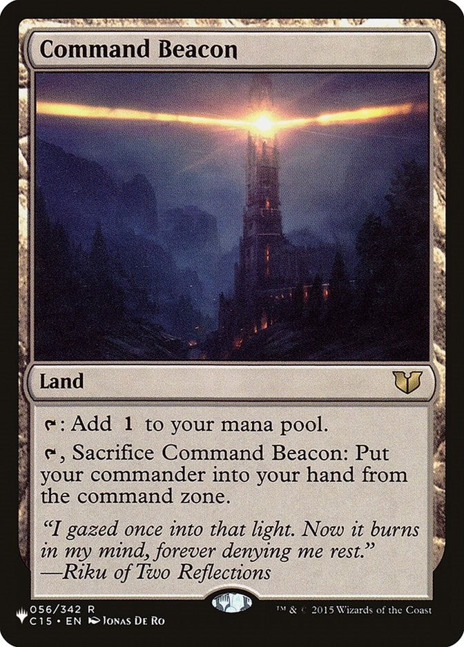 Image for Command Beacon (C15) (56) (The List Reprints) (LIST) - Magic: The Gathering