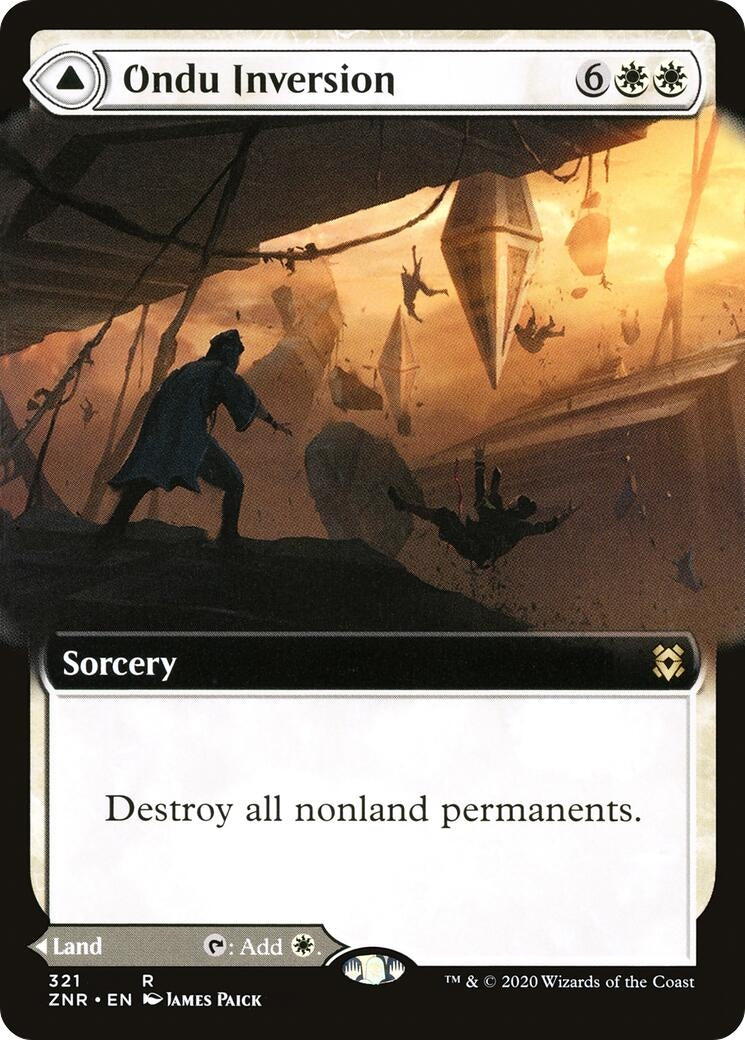 Ondu Inversion (Extended Art) (321) (Zendikar Rising)