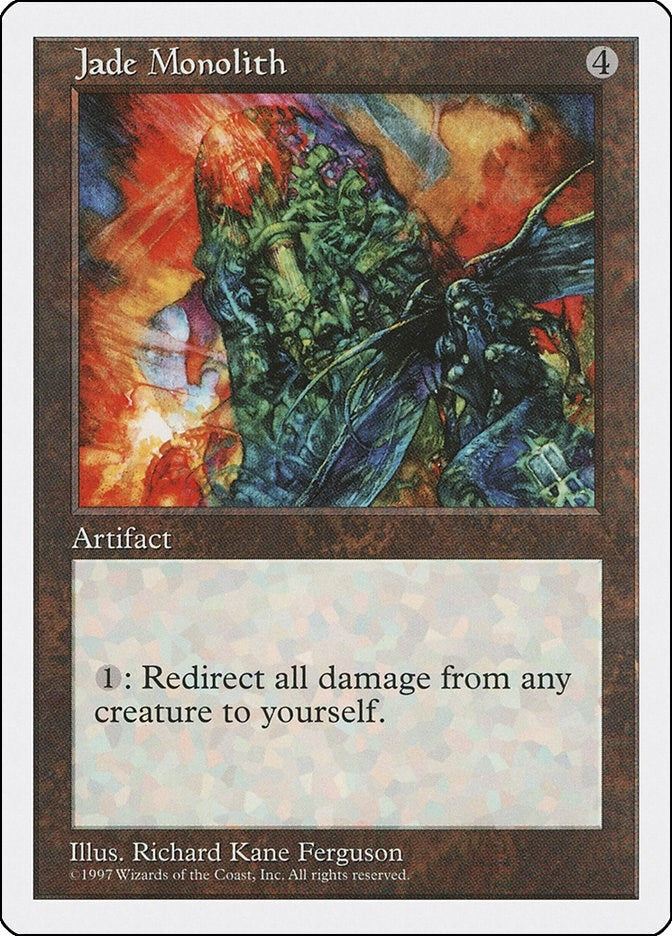 Image for Jade Monolith (Fifth Edition) (5ED) - Magic: The Gathering