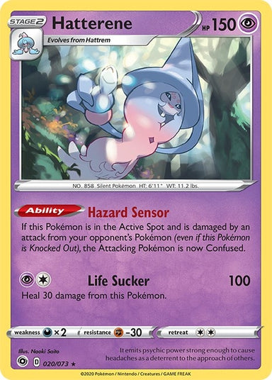 Image for Hatterene (20/73) (Champion's Path) - Pokemon