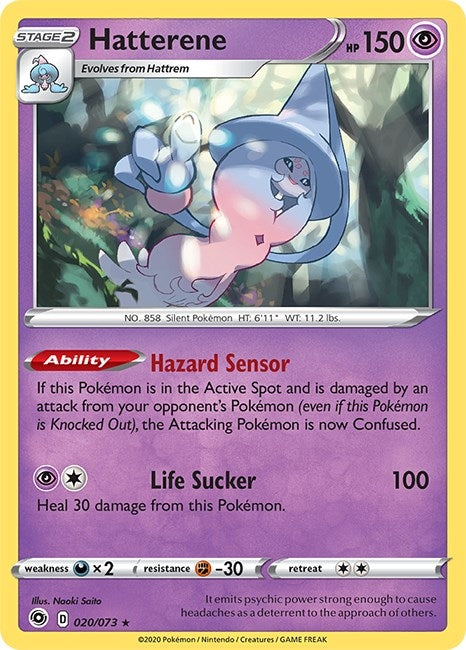 Image for Hatterene (20/73) (Champion's Path) - Pokemon