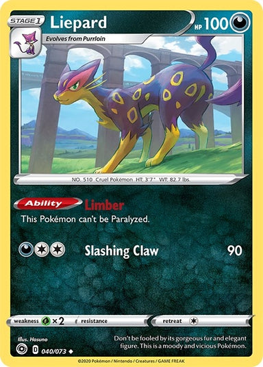 Image for Liepard (40/73) (Champion's Path) - Pokemon