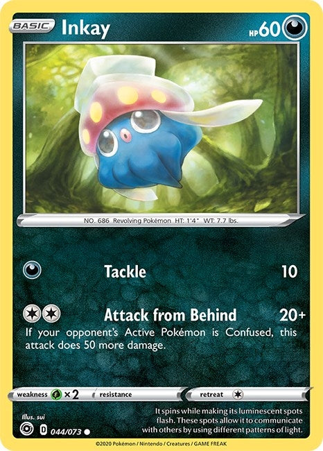 Image for Inkay (44/73) (Champion's Path) - Pokemon