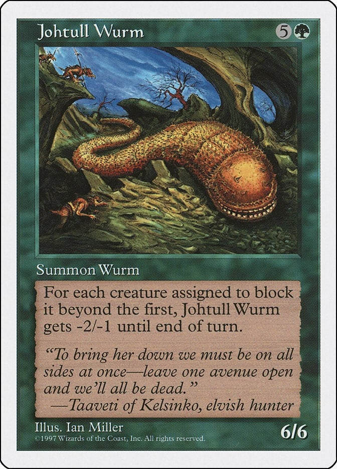 Image for Johtull Wurm (Fifth Edition) (5ED) - Magic: The Gathering