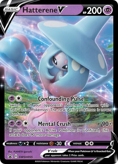 Image for Hatterene V - SWSH055 (SWSH055) (SWSH: Sword & Shield Promo Cards) - Pokemon