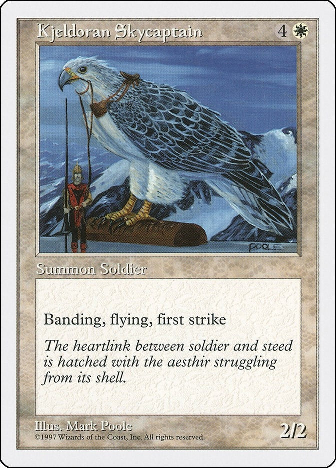 Image for Kjeldoran Skycaptain (Fifth Edition) (5ED) - Magic: The Gathering
