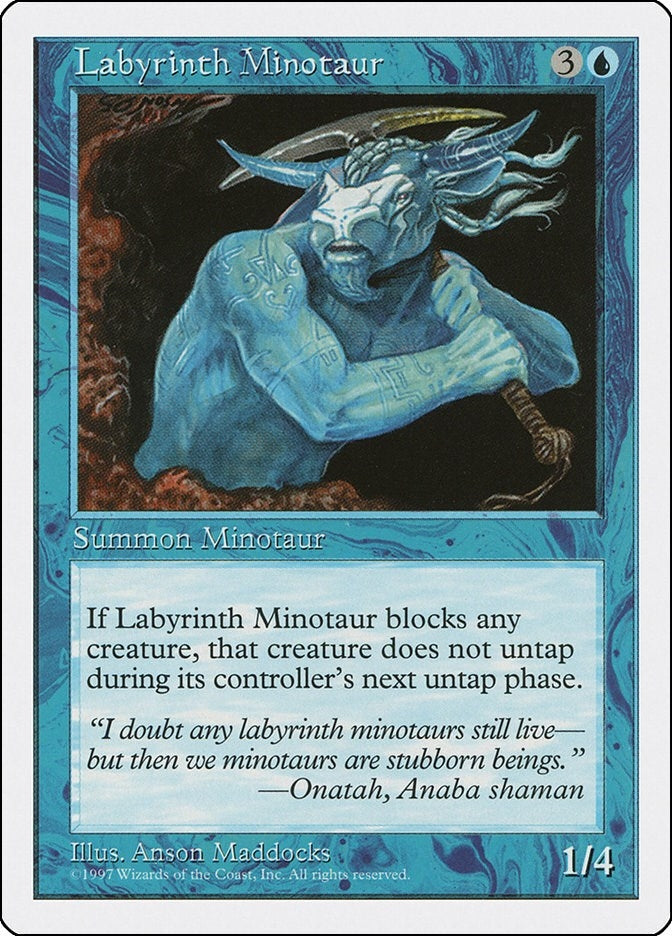 Image for Labyrinth Minotaur (Fifth Edition) (5ED) - Magic: The Gathering
