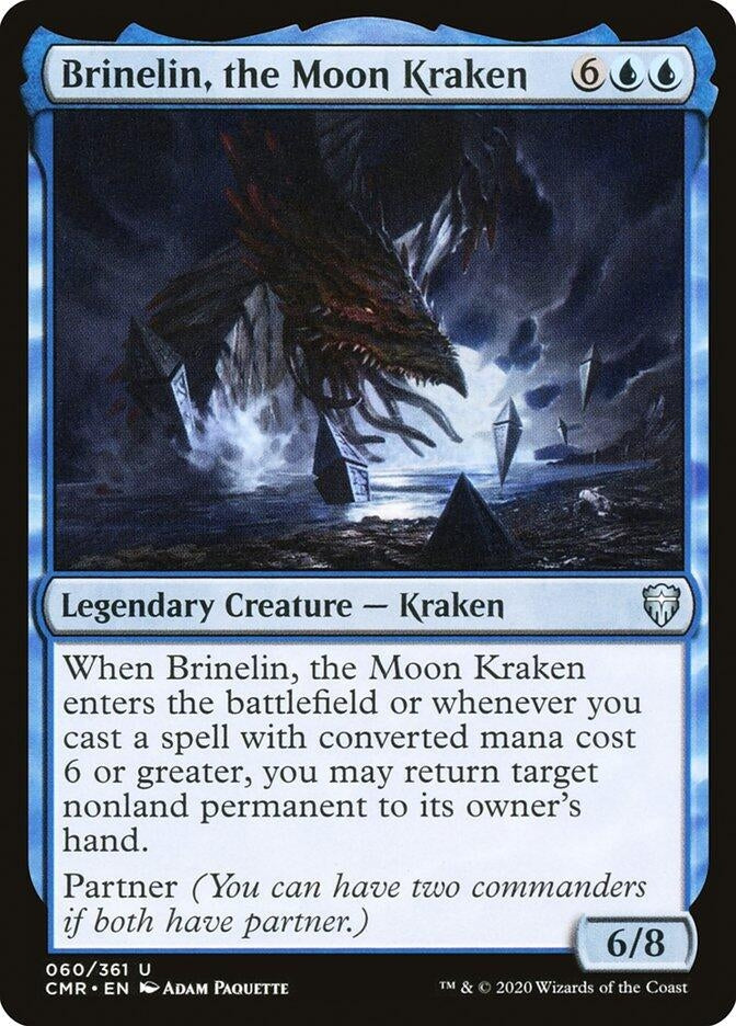 Image for Brinelin, the Moon Kraken (60) (Commander Legends) (CMR) - Magic: The Gathering