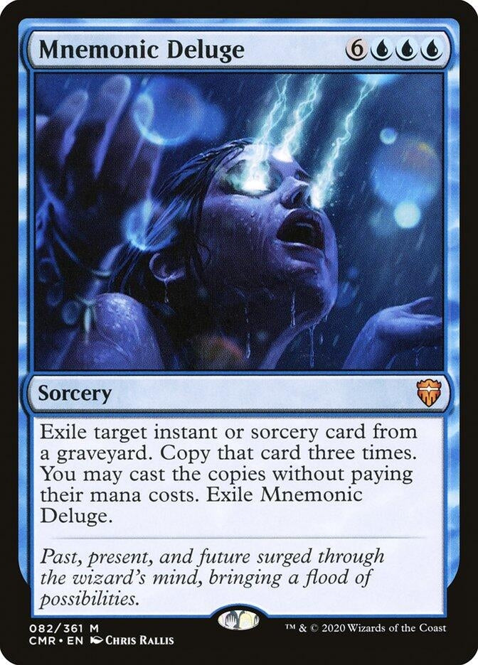 Image for Mnemonic Deluge (82) (Commander Legends) (CMR) - Magic: The Gathering