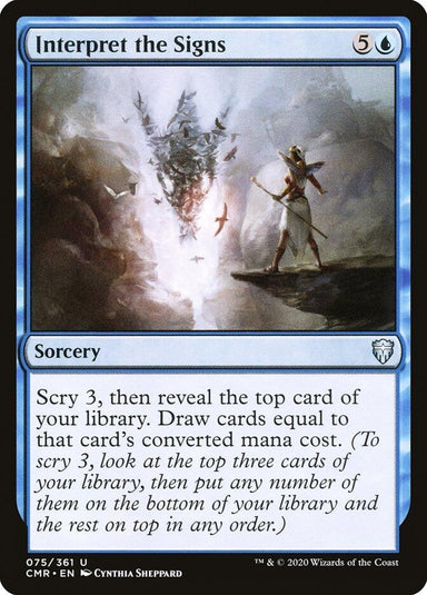 Image for Interpret the Signs (75) (Commander Legends) (CMR) - Magic: The Gathering