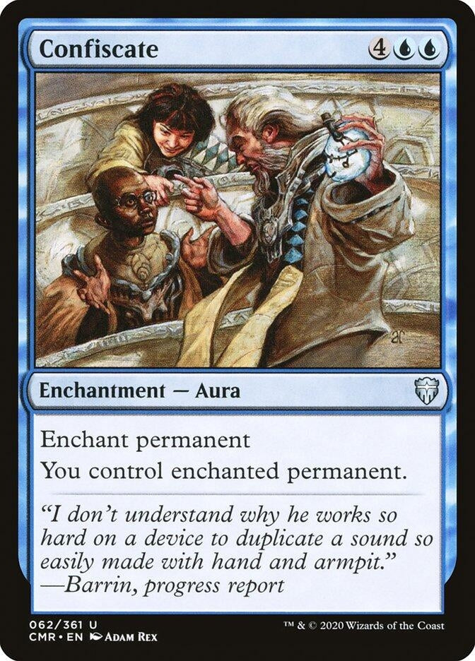 Image for Confiscate (62) (Commander Legends) (CMR) - Magic: The Gathering