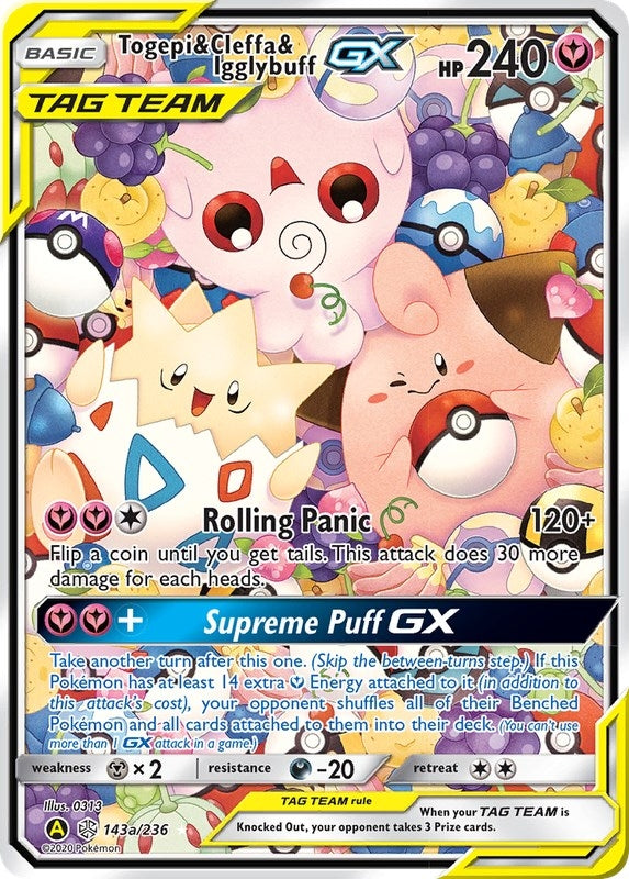 Image for Togepi & Cleffa & Igglybuff GX - 143a/236 (143a/236) (Alternate Art Promos) (PR) - Pokemon