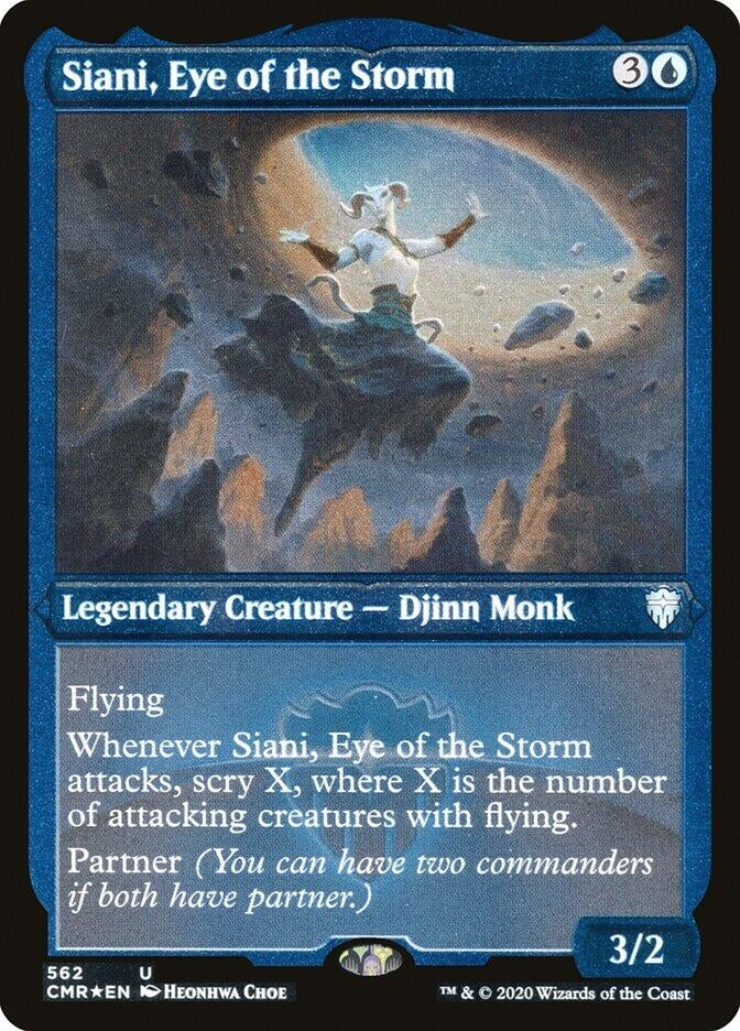 Image for Siani, Eye of the Storm (Foil Etched) (562) (Commander Legends) (CMR) - Magic: The Gathering
