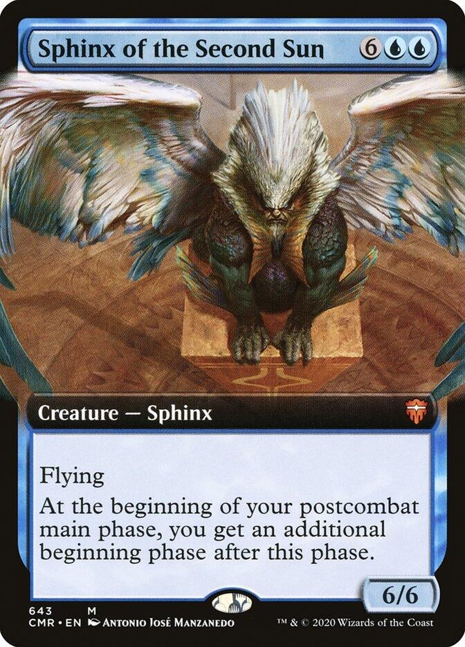 Image for Sphinx of the Second Sun (Extended Art) (643) (Commander Legends) (CMR) - Magic: The Gathering