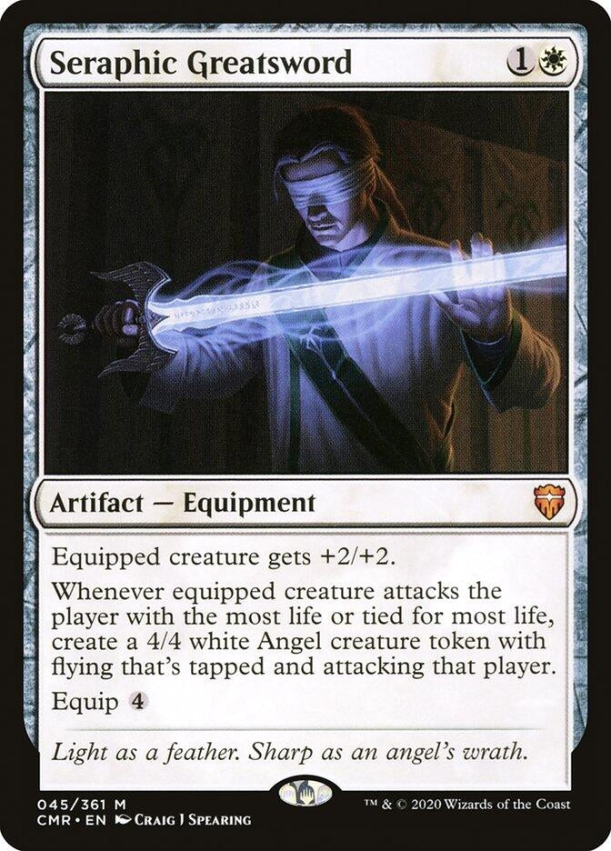 Image for Seraphic Greatsword (45) (Commander Legends) (CMR) - Magic: The Gathering