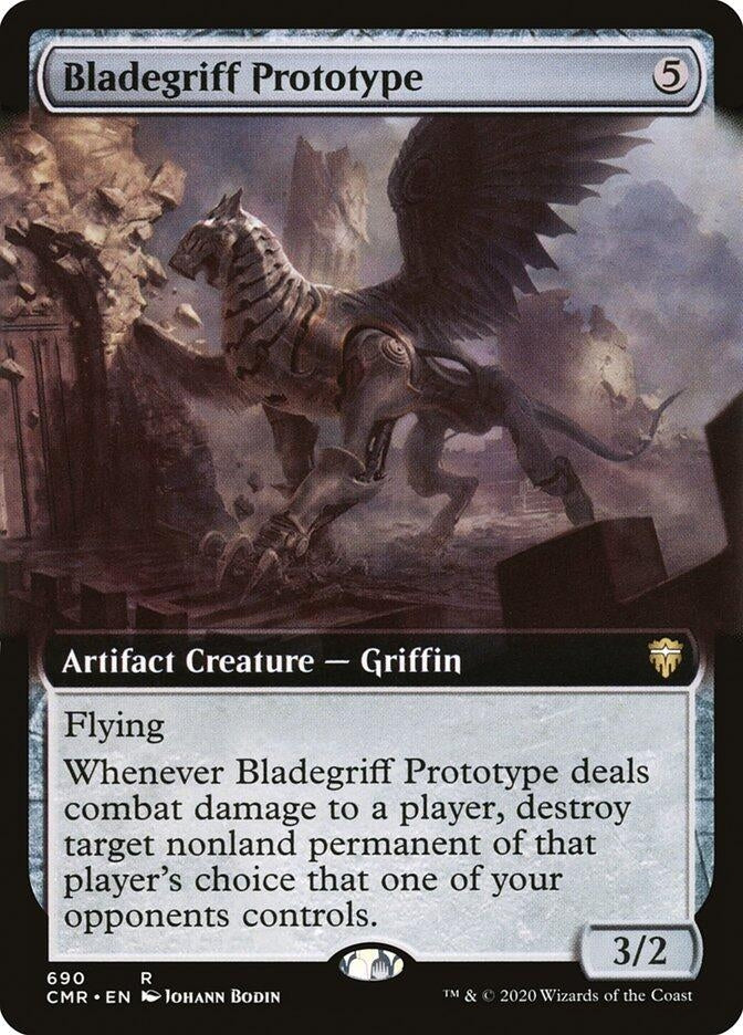 Image for Bladegriff Prototype (Extended Art) (690) (Commander Legends) (CMR) - Magic: The Gathering