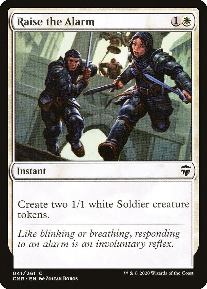 Image for Raise the Alarm (41) (Commander Legends) (CMR) - Magic: The Gathering